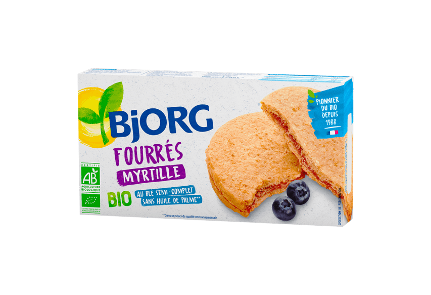 Biscuits Fourr S Aux Myrtilles G Bjorg