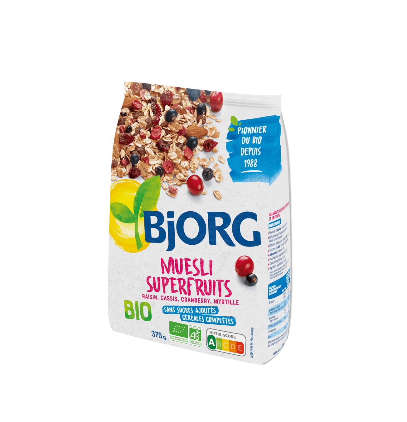 C R Ales Muesli Superfruits G Bjorg