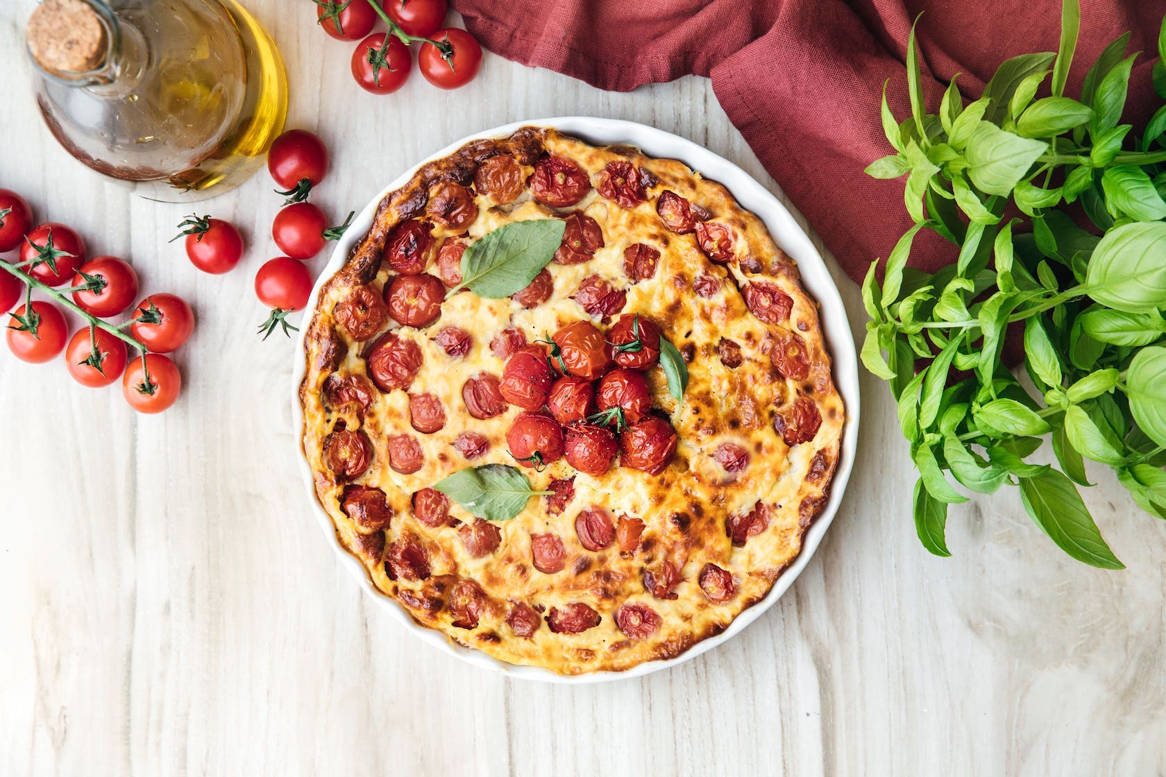 Clafoutis Aux Tomates Cerises Bjorg