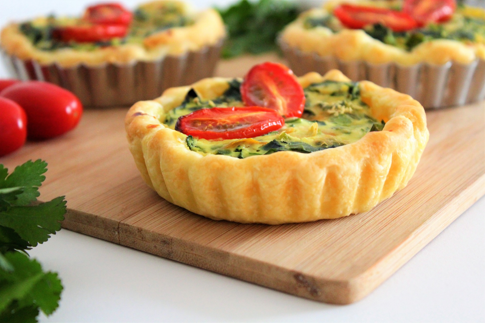 Quiches Végétales : Recette Sans Lait Et Végétarienne Avec Du Tofu Et ...