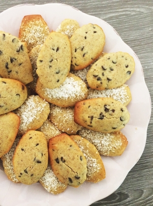 Madeleines aux pépites de chocolat