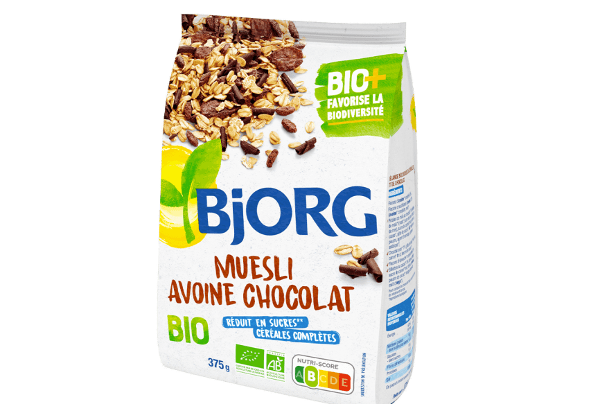 Céréales Muesli chocolat sans gluten 375g - Bjorg