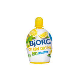 BJORG - Jus de Citron Cuisine - À Base de Jus de Citrons Bio de Sicile -  Aide Culinaire - 20 cl