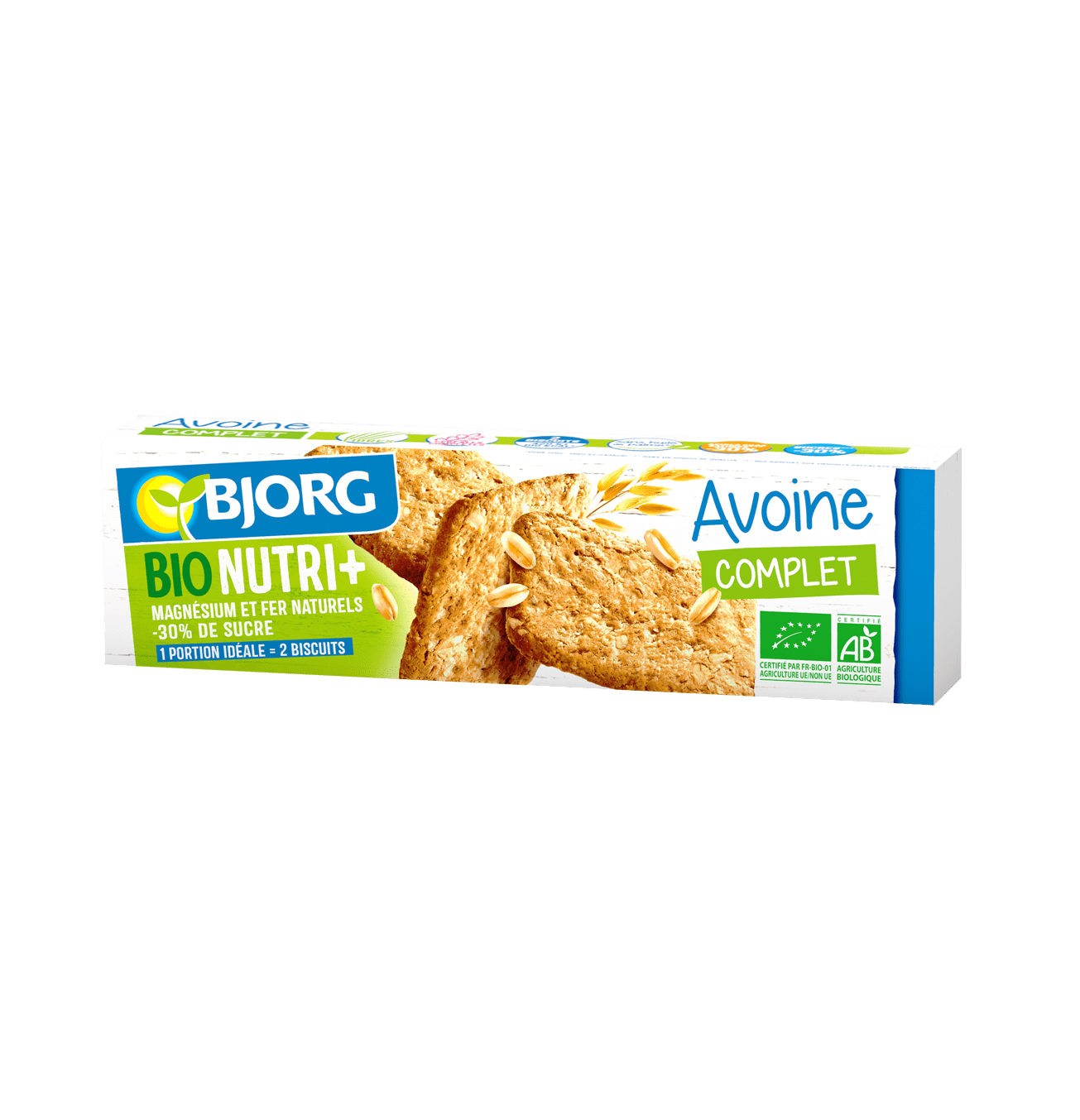 Biscuits Avoine Complet Bio - Bjorg